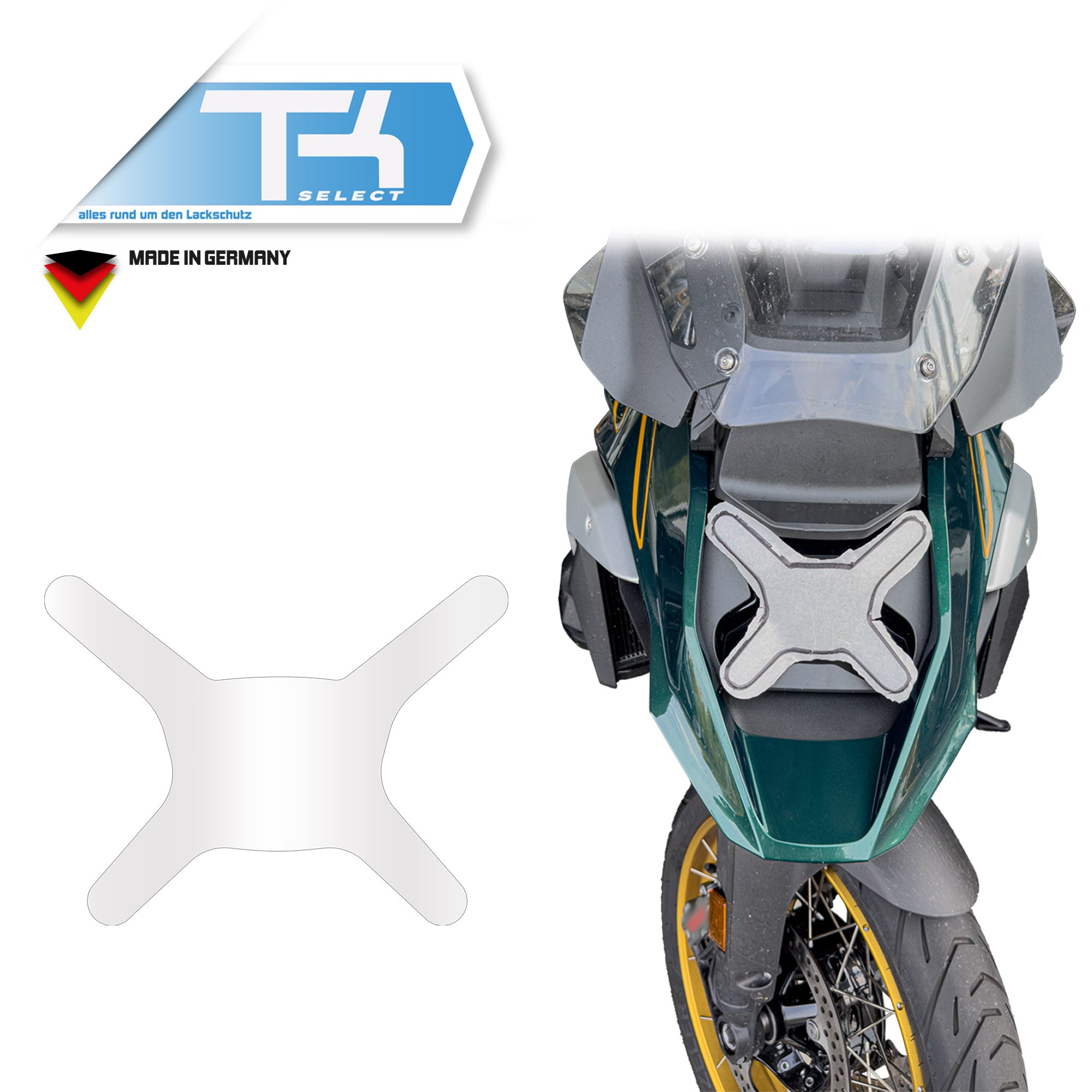 Scheinwerfer Schutzfolie für BMW R 1300 GS Steinschlagschutz Transparent Folie