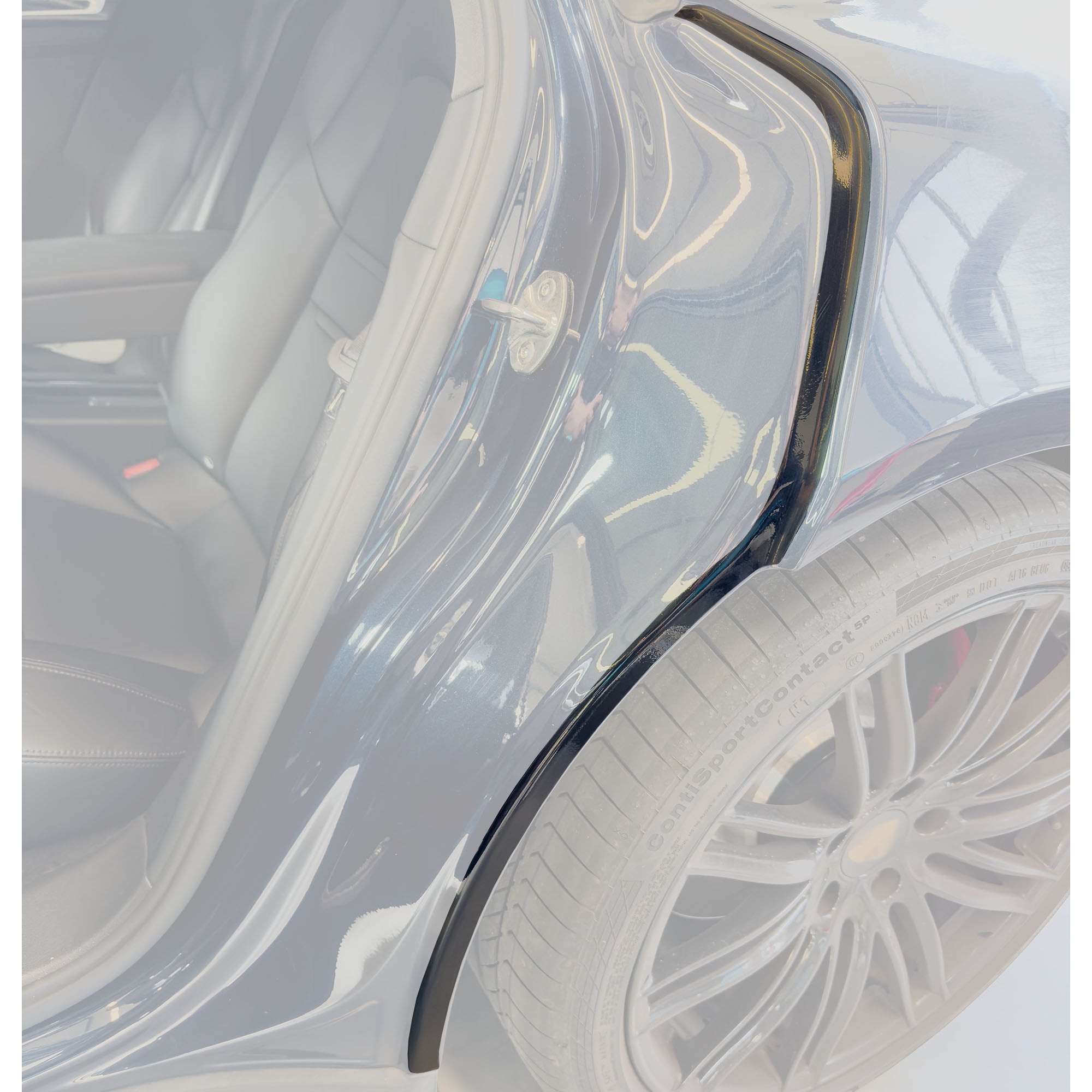Lackschutzfolie für Porsche Panamera 971 Türinnenkante Schutzfolie Transparent
