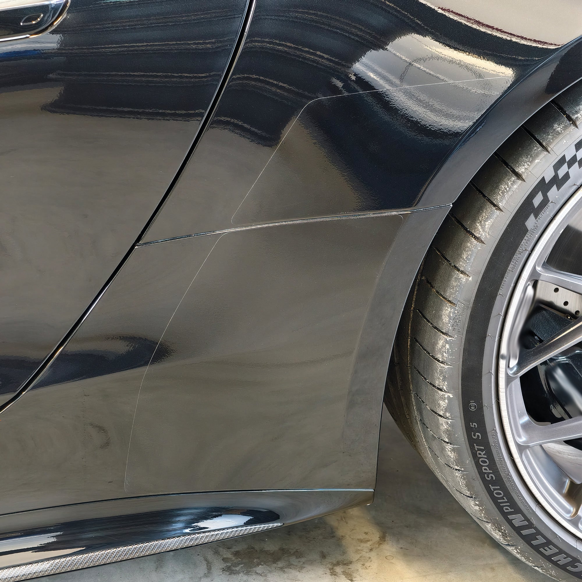 Lackschutzfolie für Mercedes AMG GT C192 Steinschlagschutz Schutzfolie Folie R+L