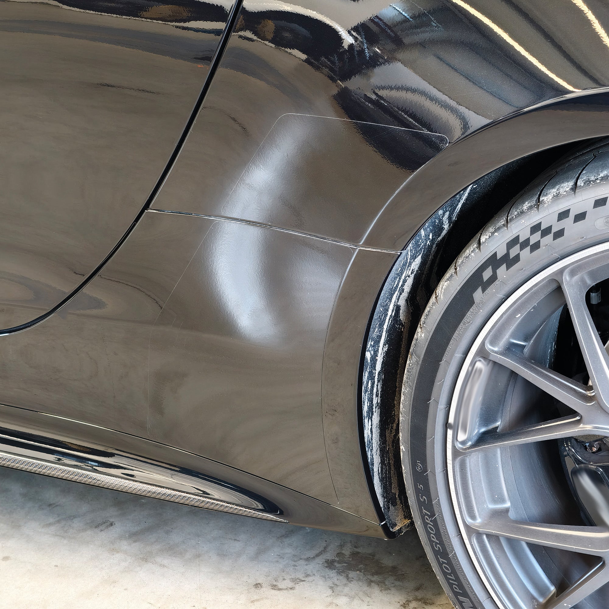 Lackschutzfolie für Mercedes AMG GT C192 Steinschlagschutz Schutzfolie Folie R+L
