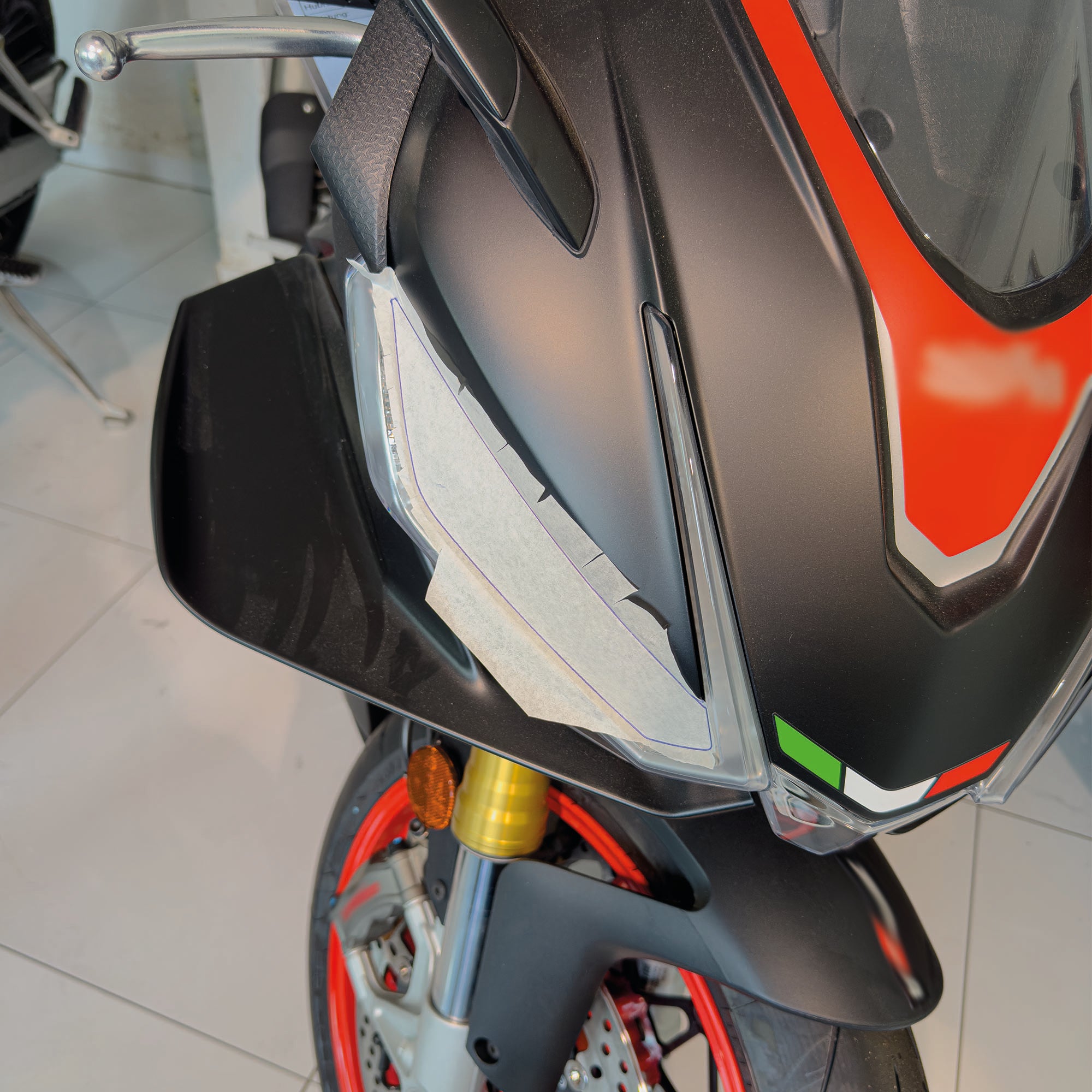 Scheinwerfer Schutzfolie für Aprilia RSV4 RS660 RS457 Tuono660 Steinschlagschutz