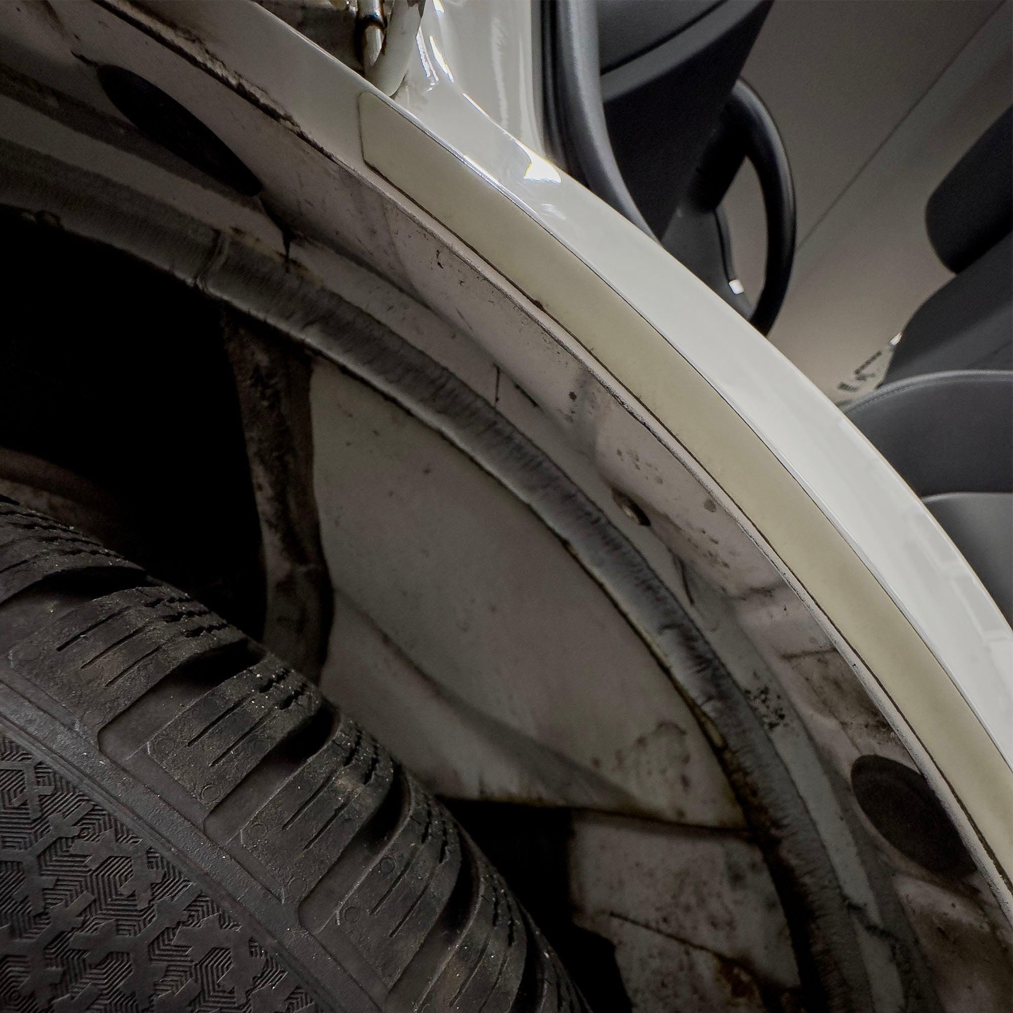 Lackschutzfolie für VW T5/T6 Steinschlagschutz Schutzfolie Radlauf Vorne R+L