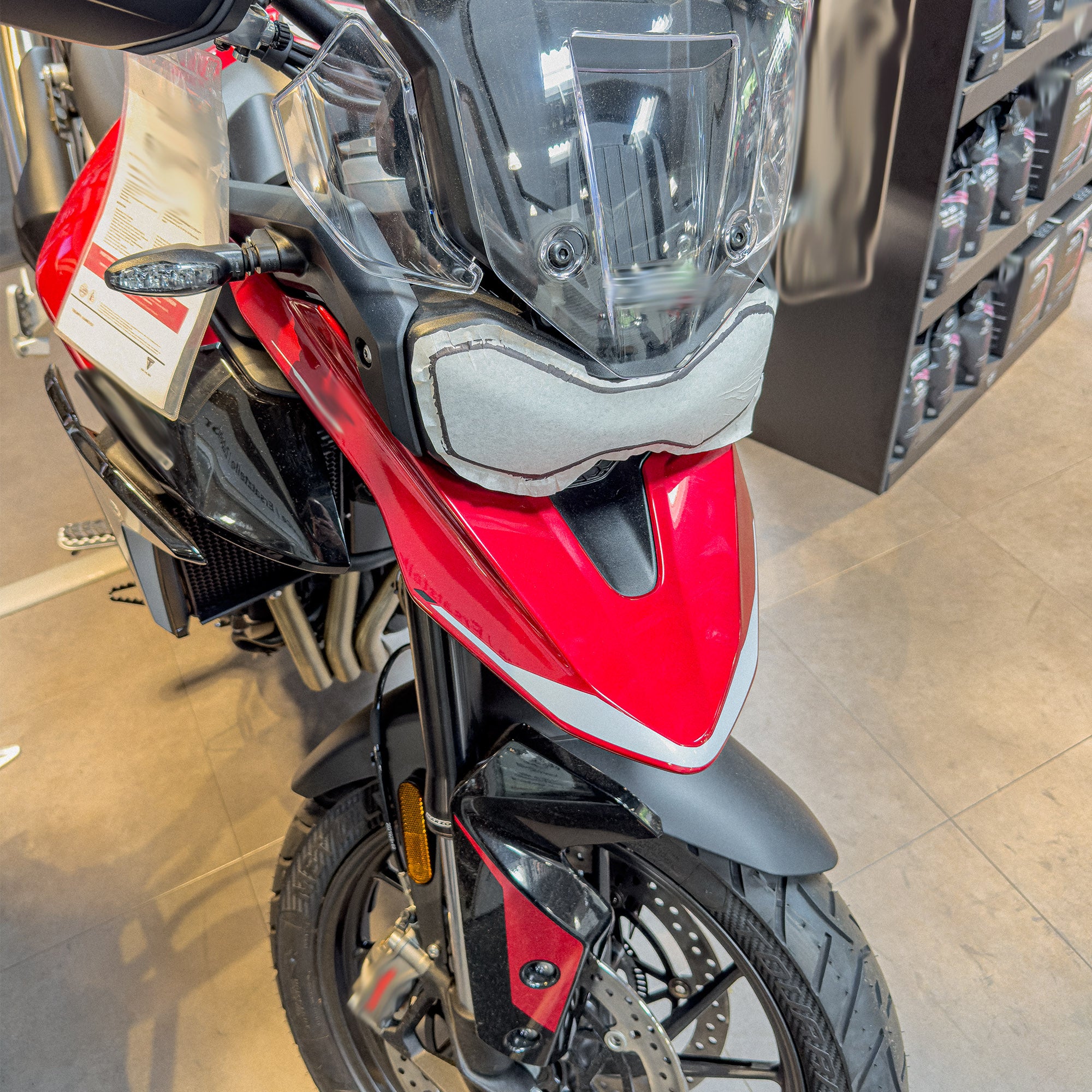 Steinschlagschutz Schutzfolie für Triumph Tiger 900GT Transparent Scheinwerfer
