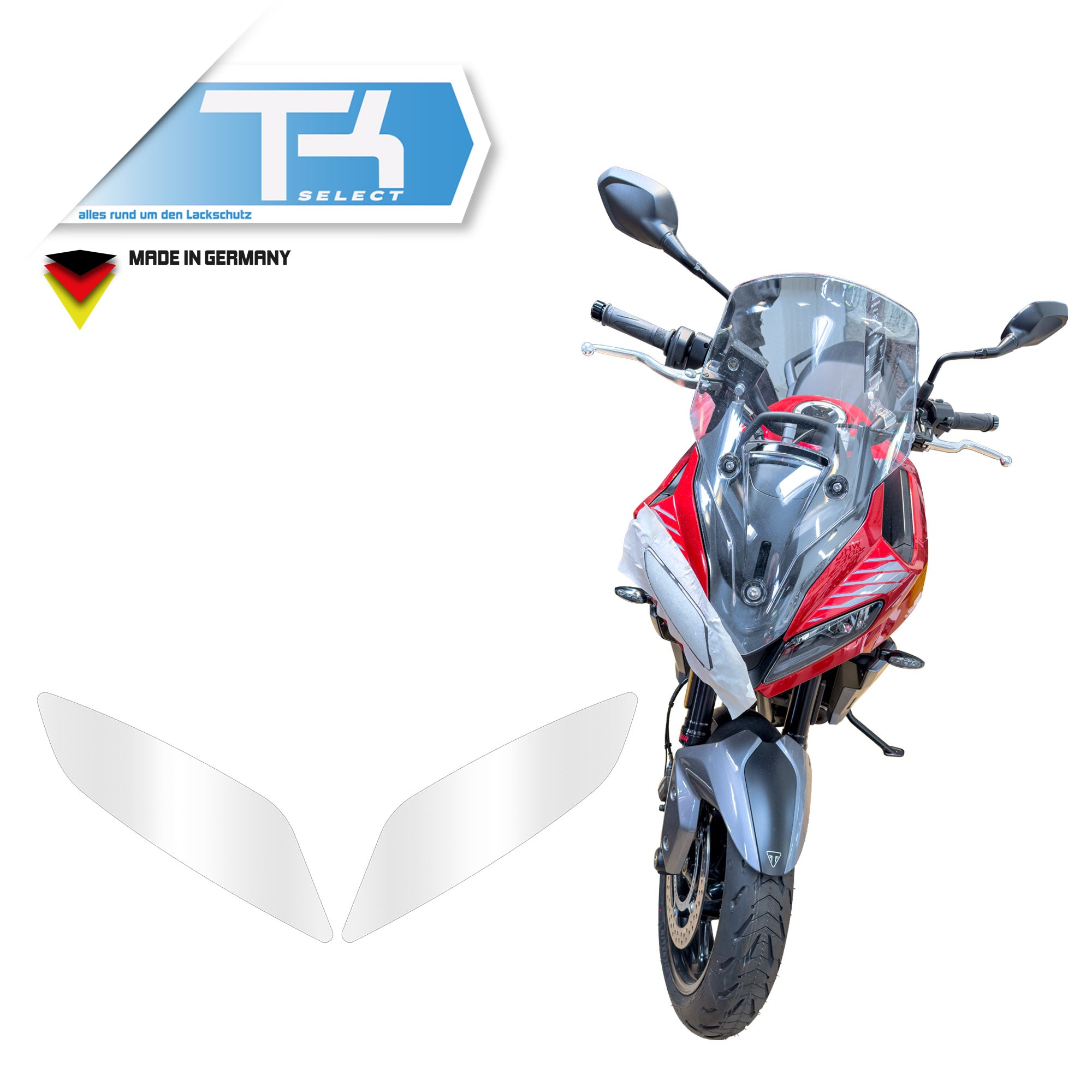 Steinschlagschutz Schutzfolie für Triumph Tiger Sport 660 Scheinwerfer Folie