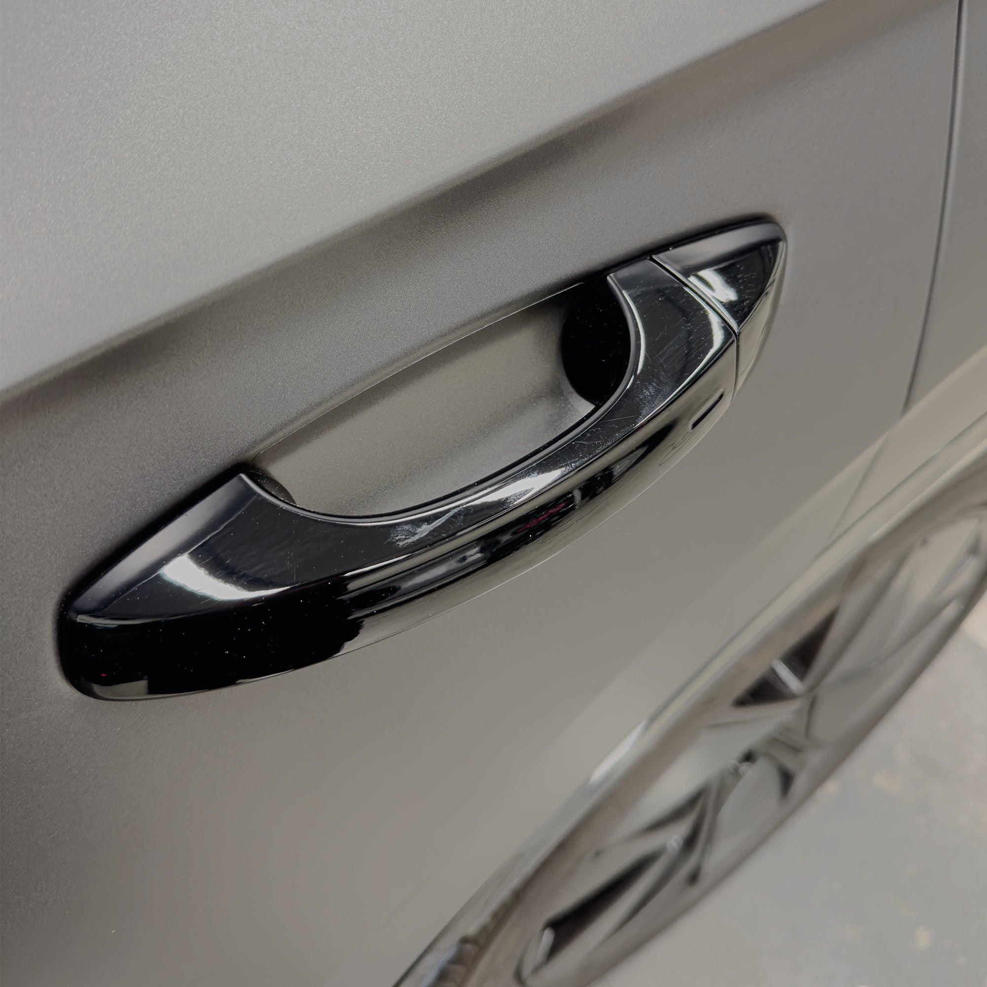 Lackschutzfolie für VW Touareg III Griffmulden Schutzfolie Folie Transparent R+L
