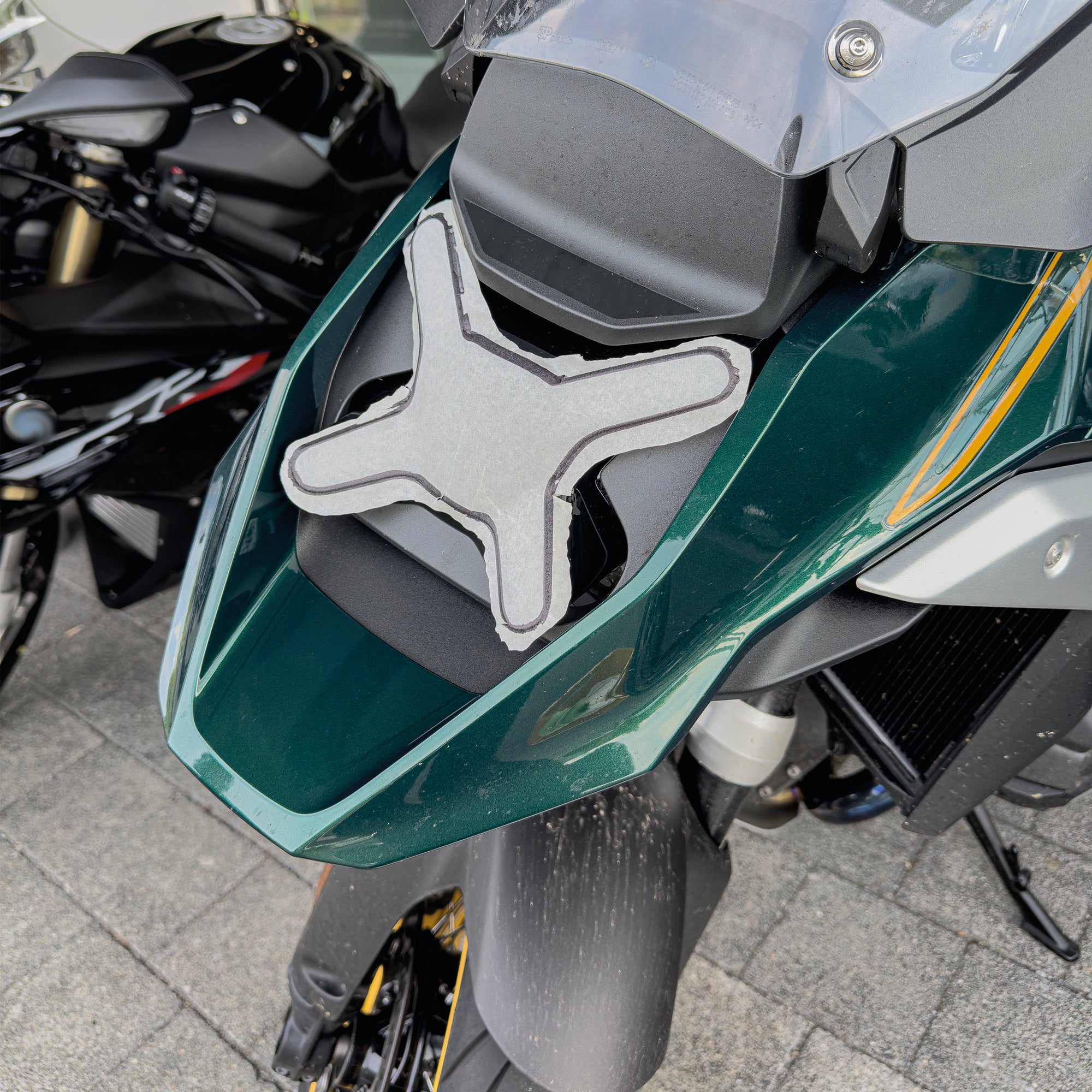 Scheinwerfer Schutzfolie für BMW R 1300 GS Steinschlagschutz Transparent Folie