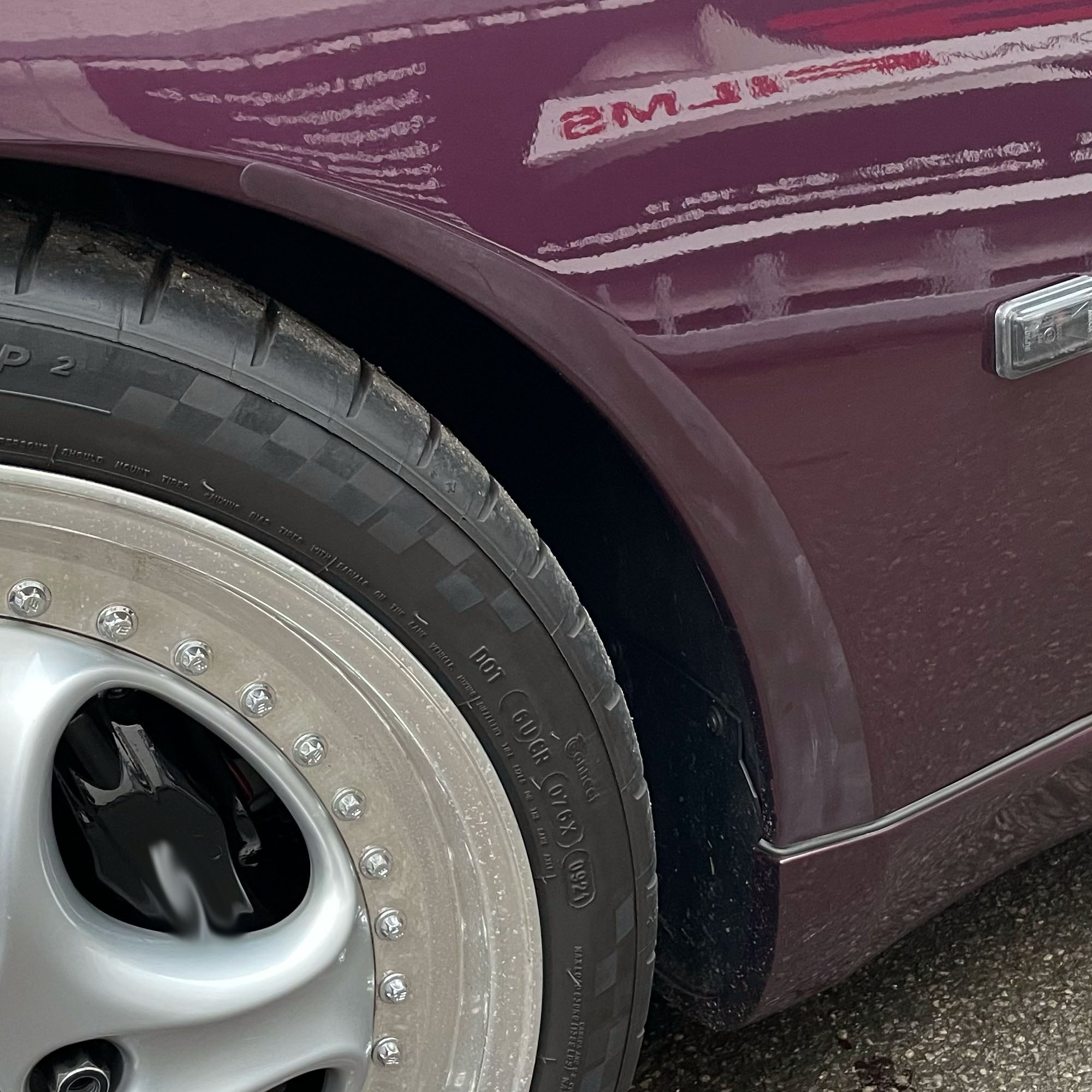 Lackschutzfolie für Porsche 968 Steinschlagschutz Schutzfolie Folie Transparent
