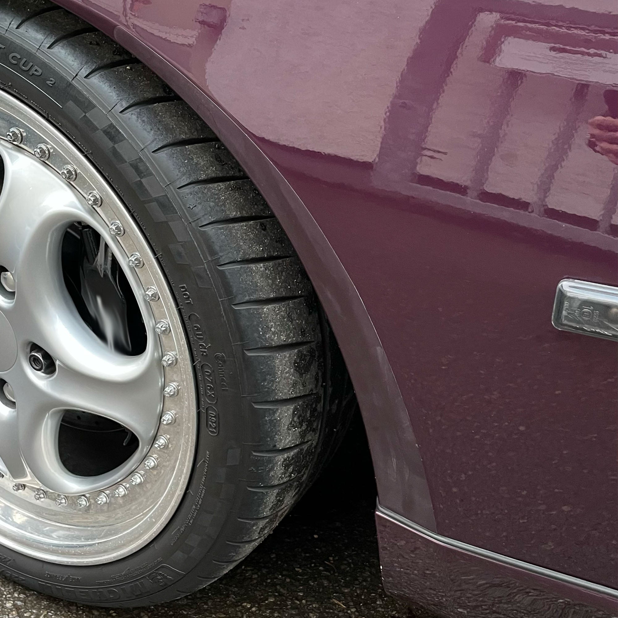 Lackschutzfolie für Porsche 968 Steinschlagschutz Schutzfolie Folie Transparent