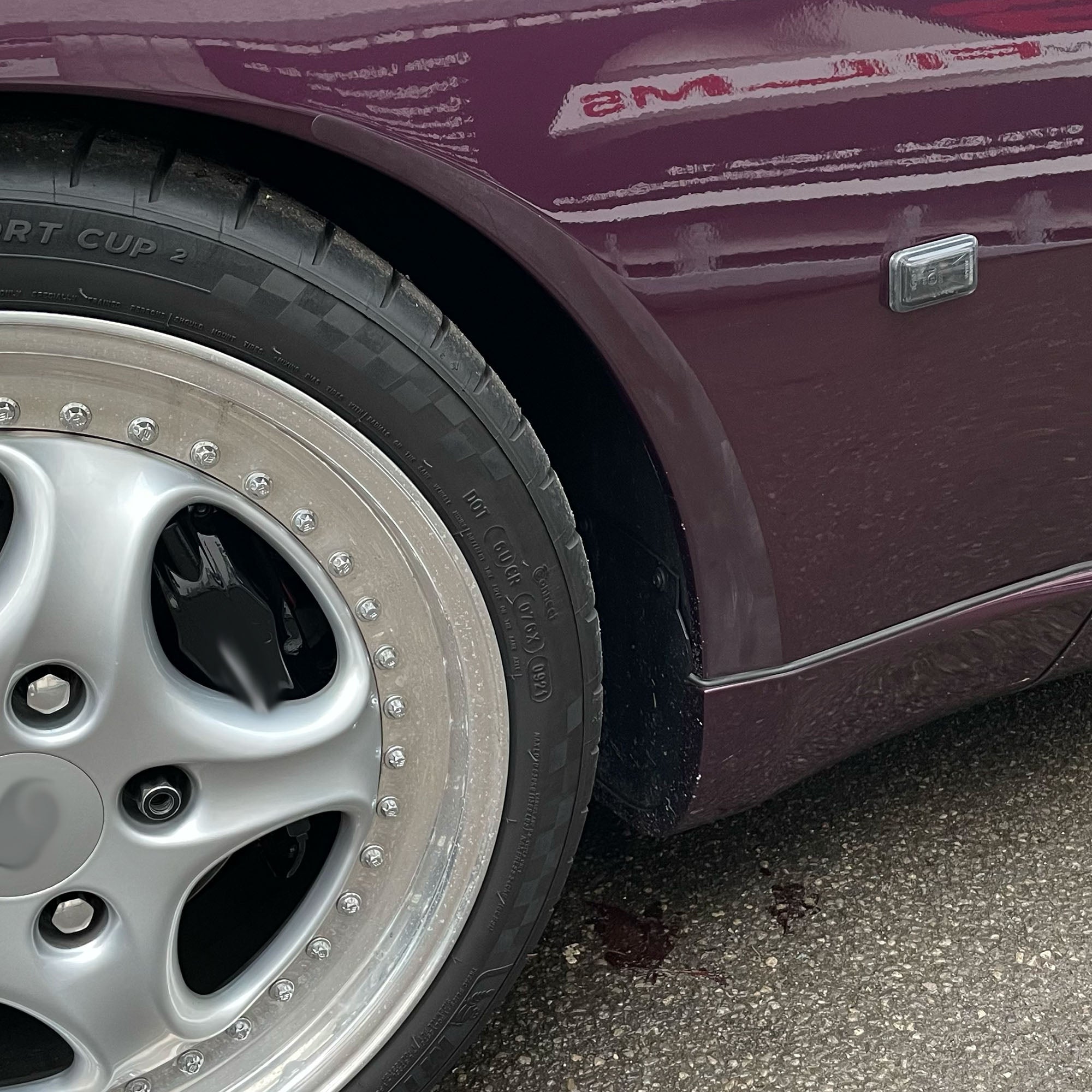 Lackschutzfolie für Porsche 968 Steinschlagschutz Schutzfolie Folie Transparent