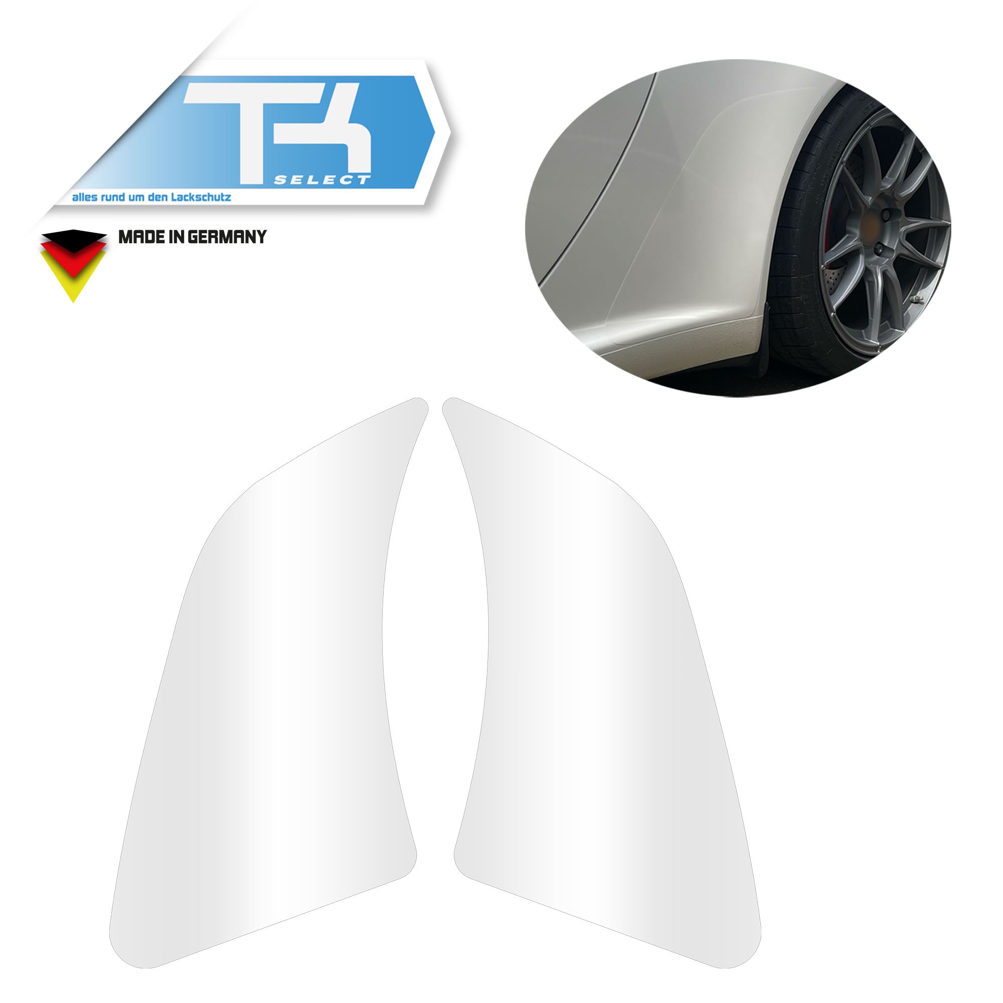 Lackschutzfolie für Porsche 911 997 Steinschlagschutz Schutzfolie Transparent