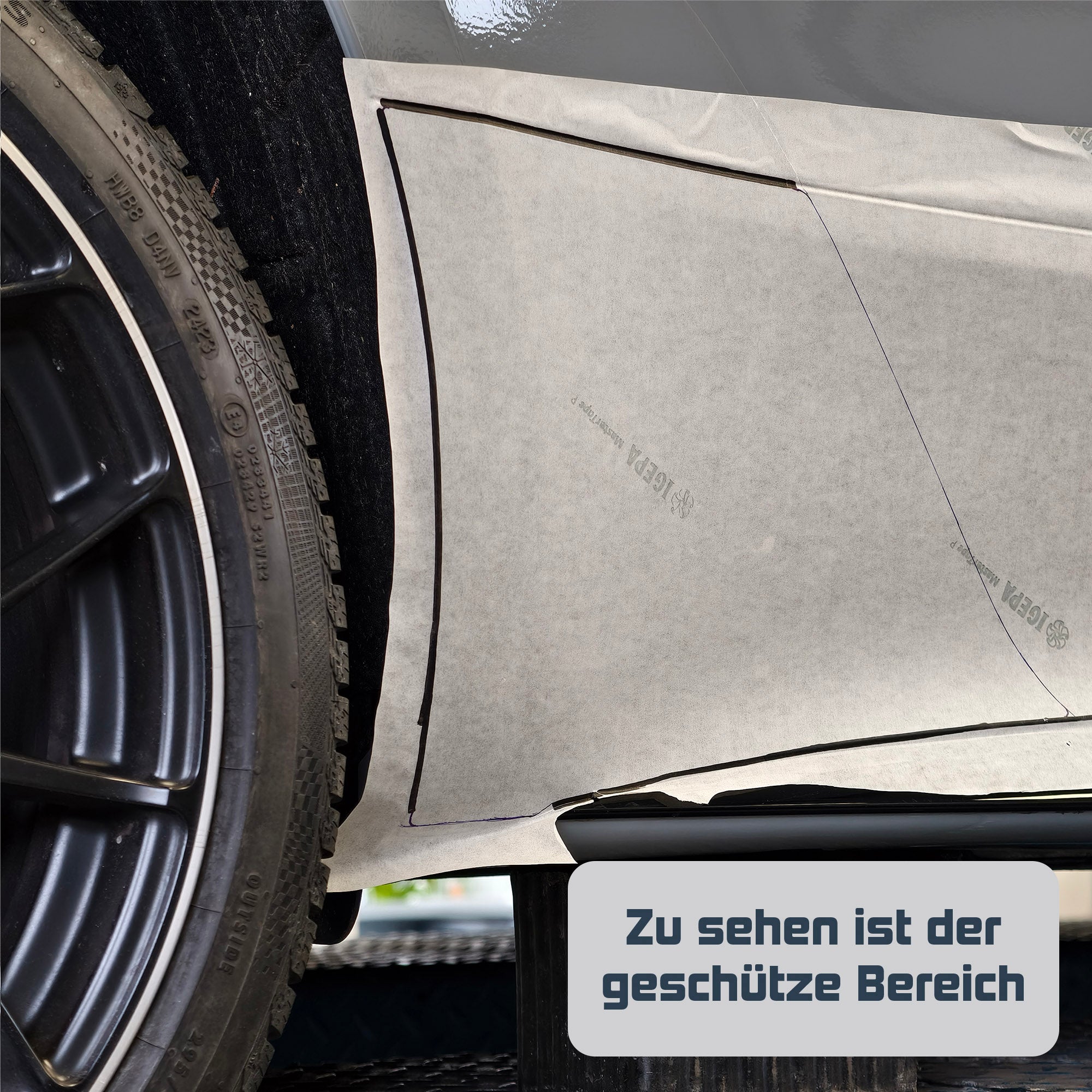 Lackschutzfolie für Mercedes CLE AMG 53 Steinschlagschutz Schutzfolie Folie