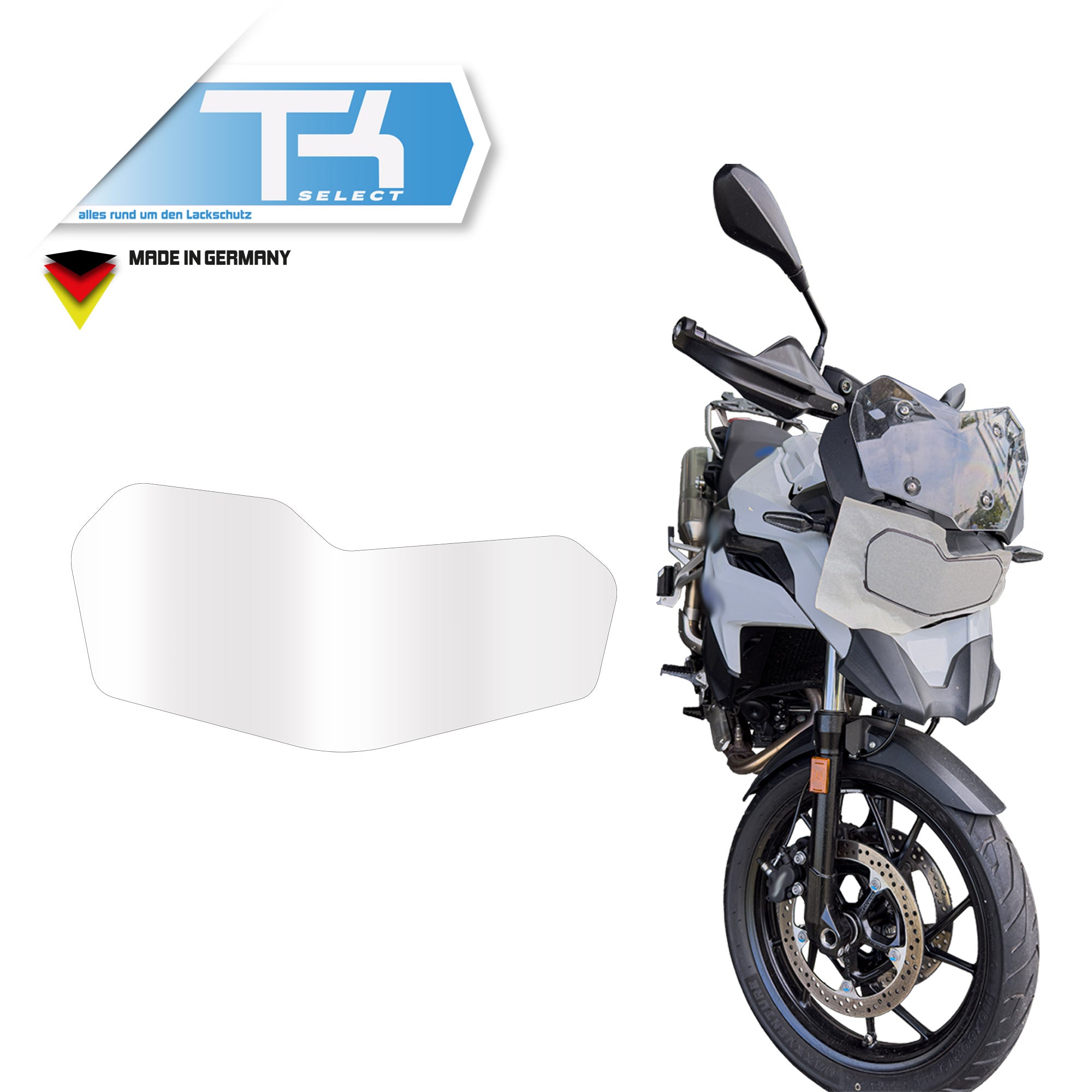 Scheinwerfer Schutzfolie für BMW F750 F800 F850 GS Steinschlagschutz Transparent