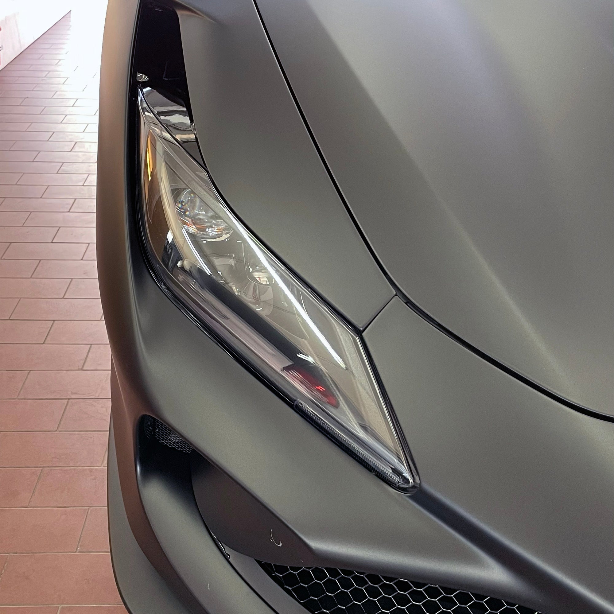 Scheinwerfer Schutzfolie für Ferrari F8 Steinschlagschutz Transparent R+L