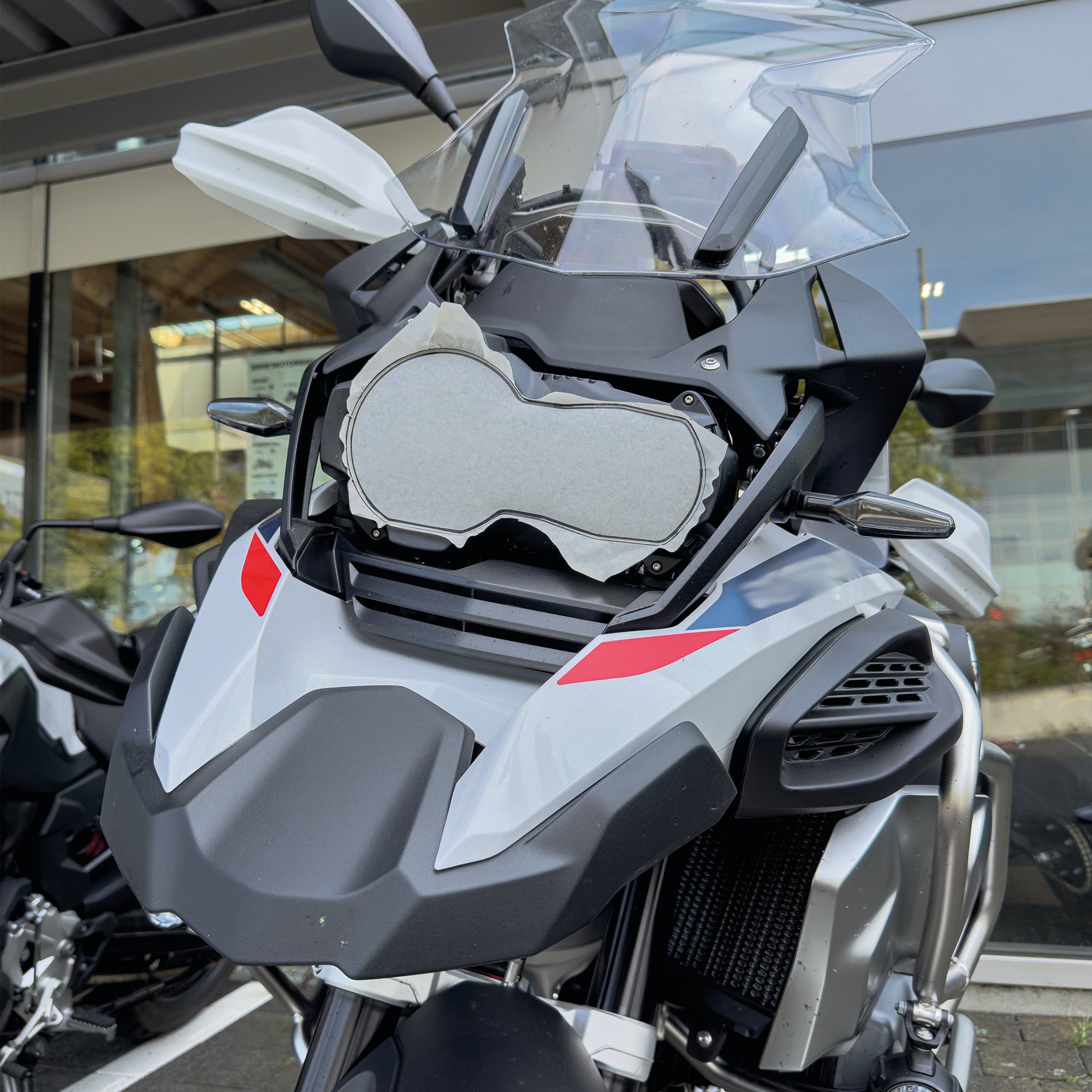 Scheinwerfer Schutzfolie für BMW GS 1250 Steinschlagschutz Transparent Folie