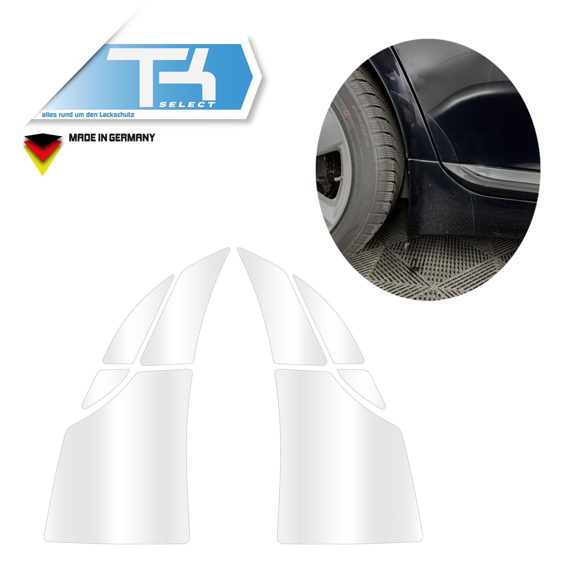 Lackschutzfolie für Lexus LS 460/LS 600h USF40 Steinschlagschutz Transparent