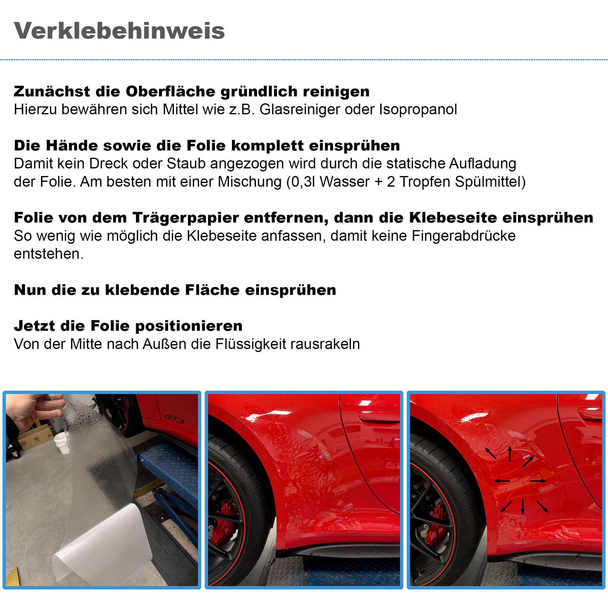 Lackschutzfolie für Tesla Model 3 Steinschlagschutz Schutzfolie Transparent