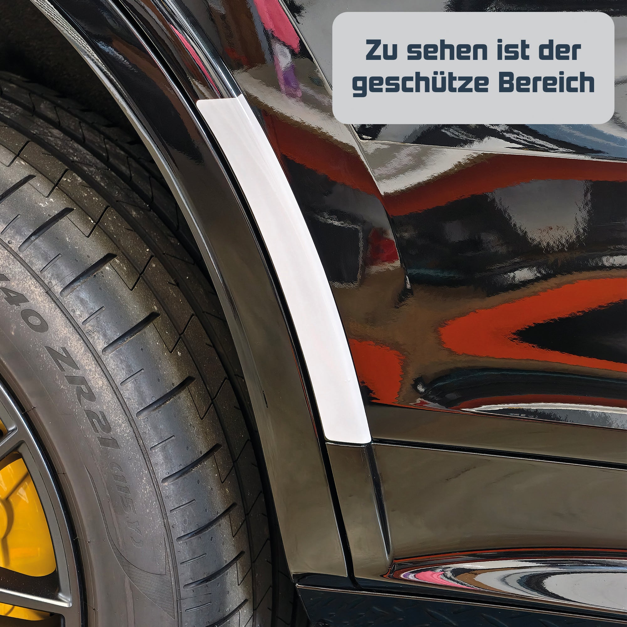 Lackschutzfolie für Porsche Cayenne Coupe Steinschlagschutz Schutzfolie Folie
