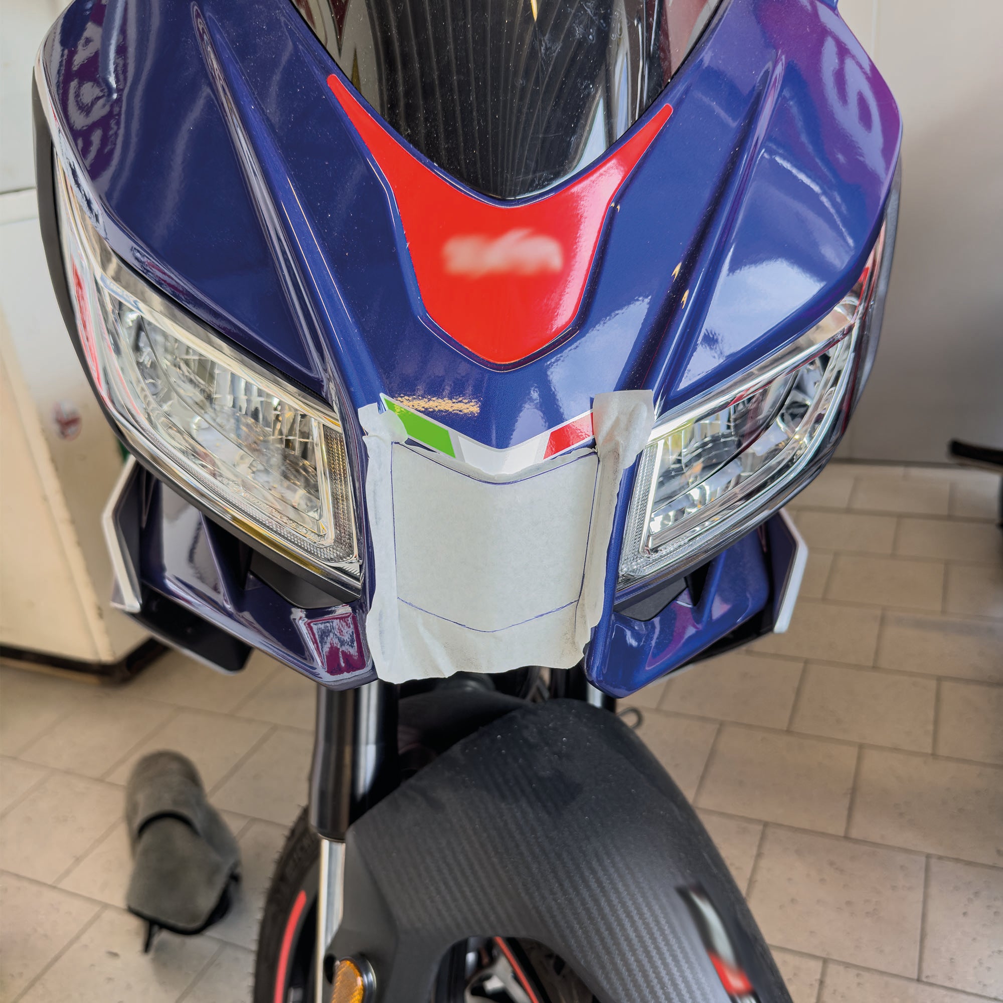 Scheinwerfer Schutzfolie für Aprilia RS125 Tuono125 Steinschlagschutz Folie