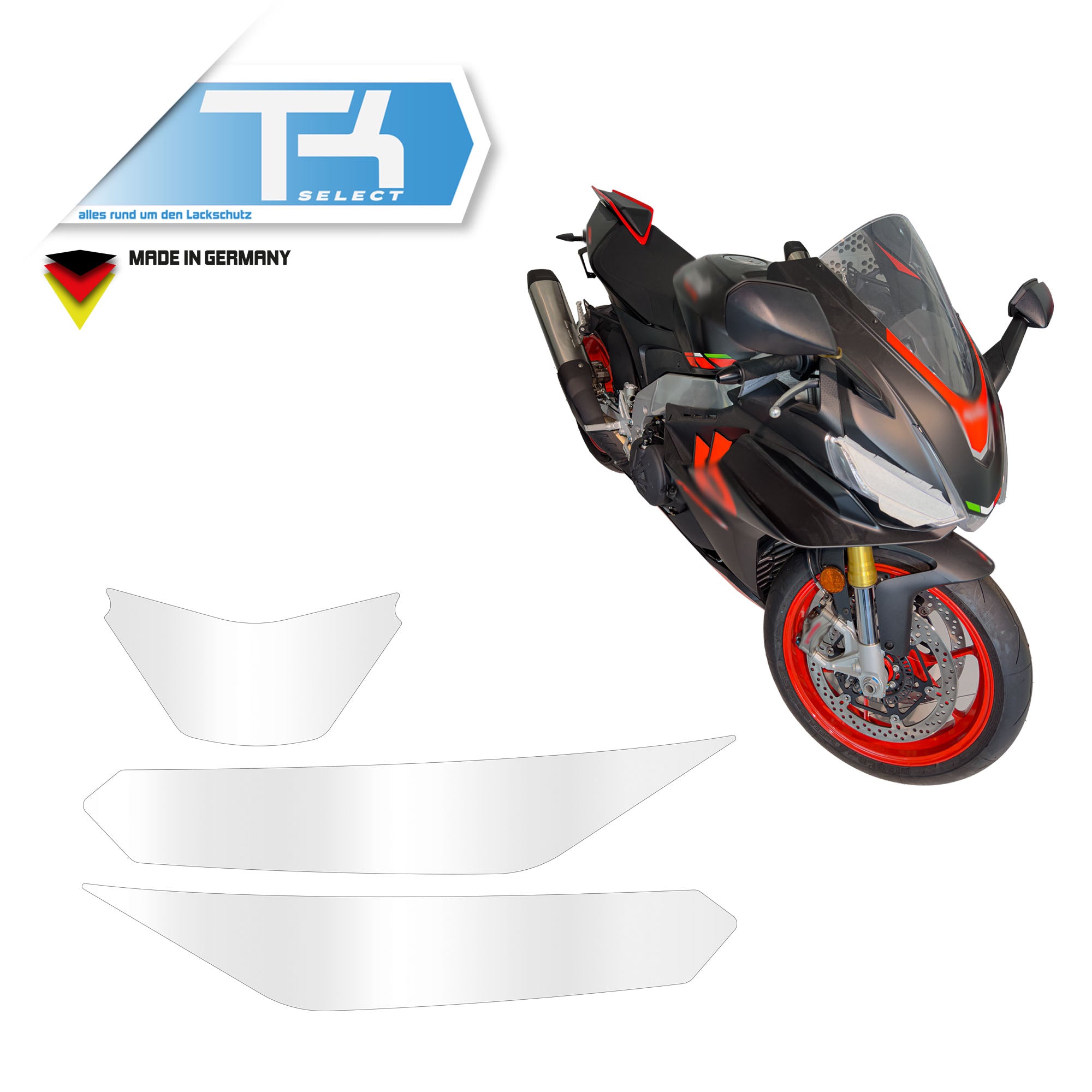 Scheinwerfer Schutzfolie für Aprilia RSV4 RS660 RS457 Tuono660 Steinschlagschutz