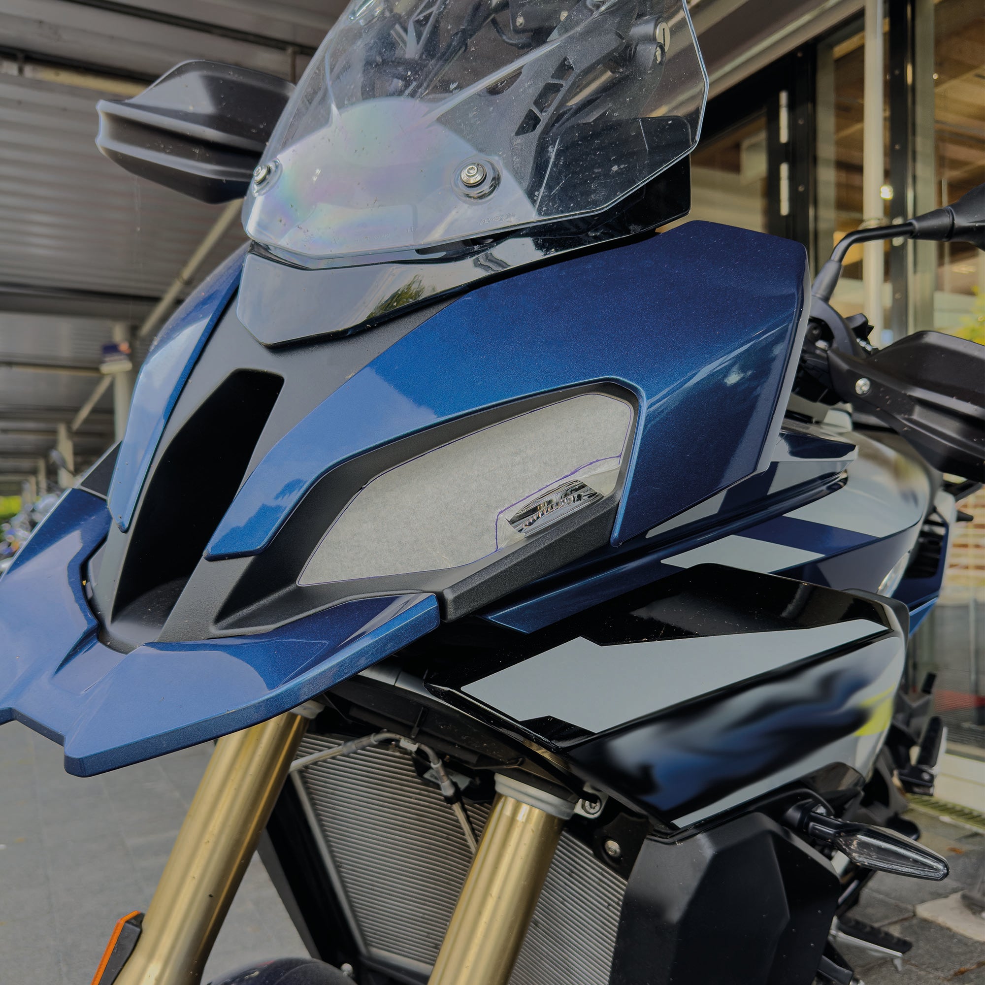 Scheinwerfer Schutzfolie für BMW S1000XR Steinschlagschutz Folie Transparent