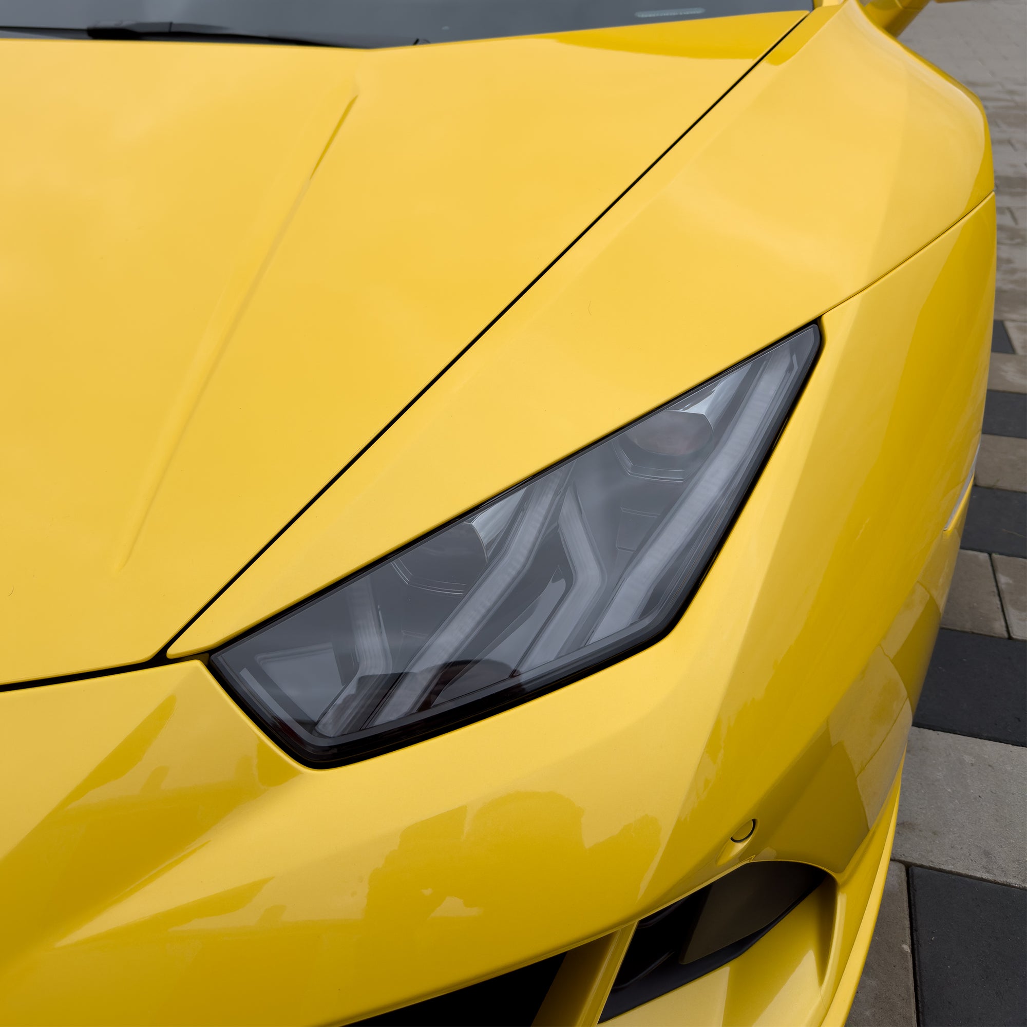 Scheinwerfer Schutzfolie für Lamborghini Huracan Steinschlagschutz Transparent