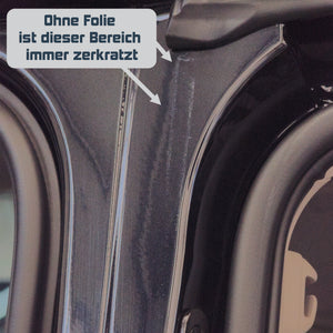 Lackschutzfolie für VW T7 Schiebetür Holm B-Säule Schutzfolie Folie Links Oben