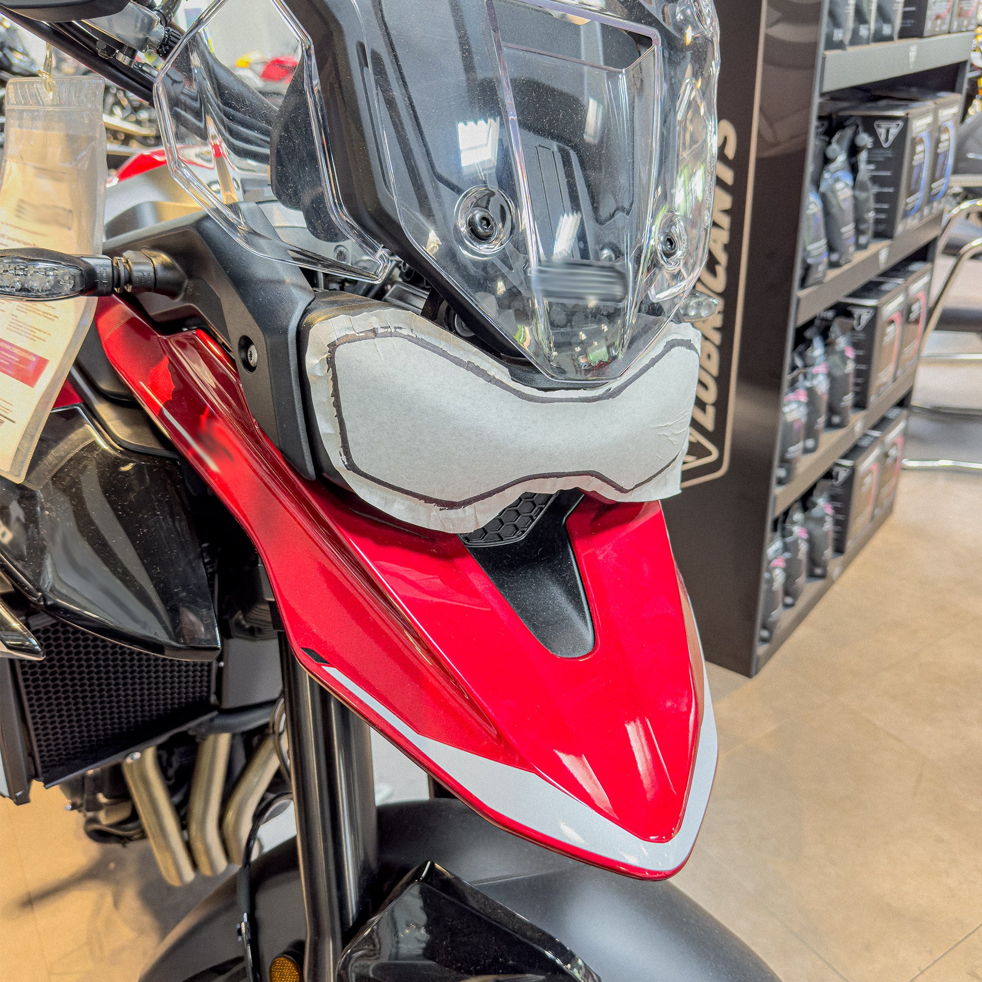 Steinschlagschutz Schutzfolie für Triumph Tiger 900GT Transparent Scheinwerfer