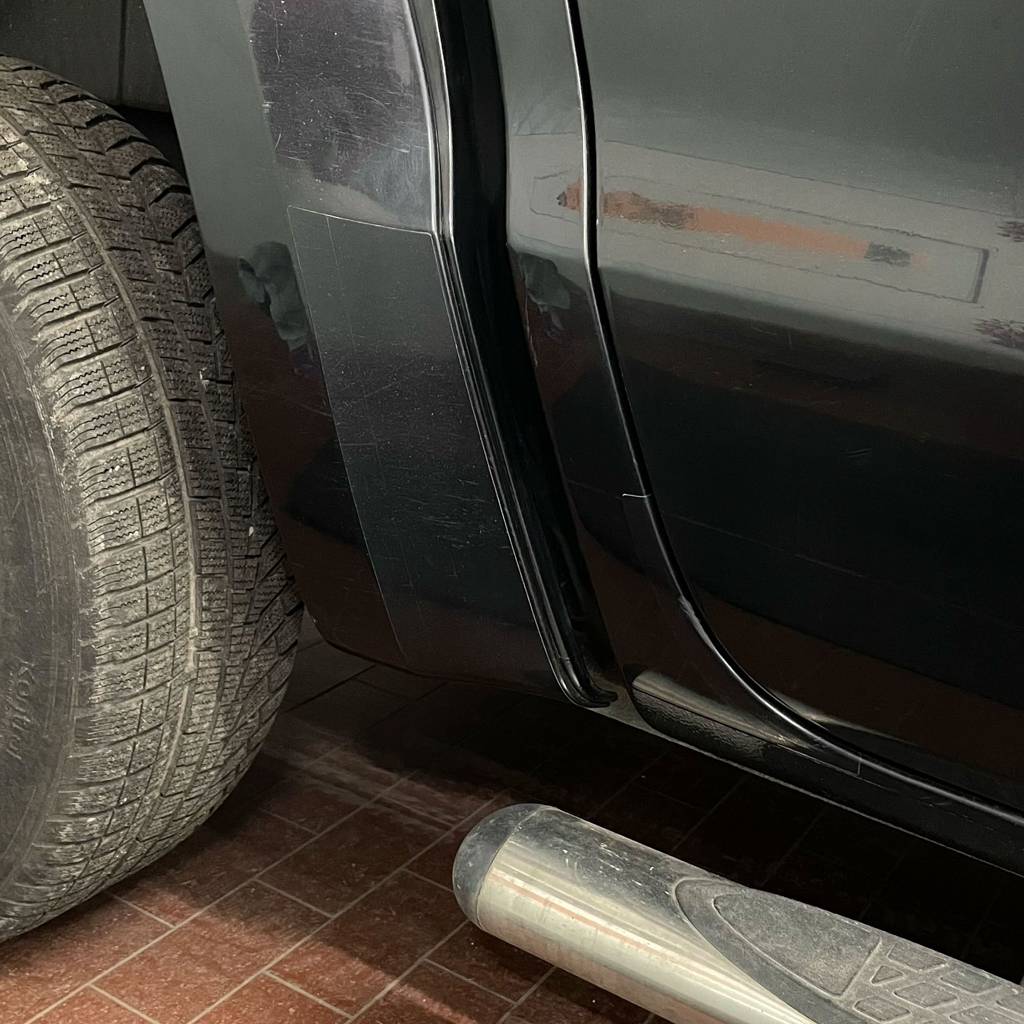 Lackschutzfolie für VW Amarok Steinschlagschutzfolie Transparente Folie R+L