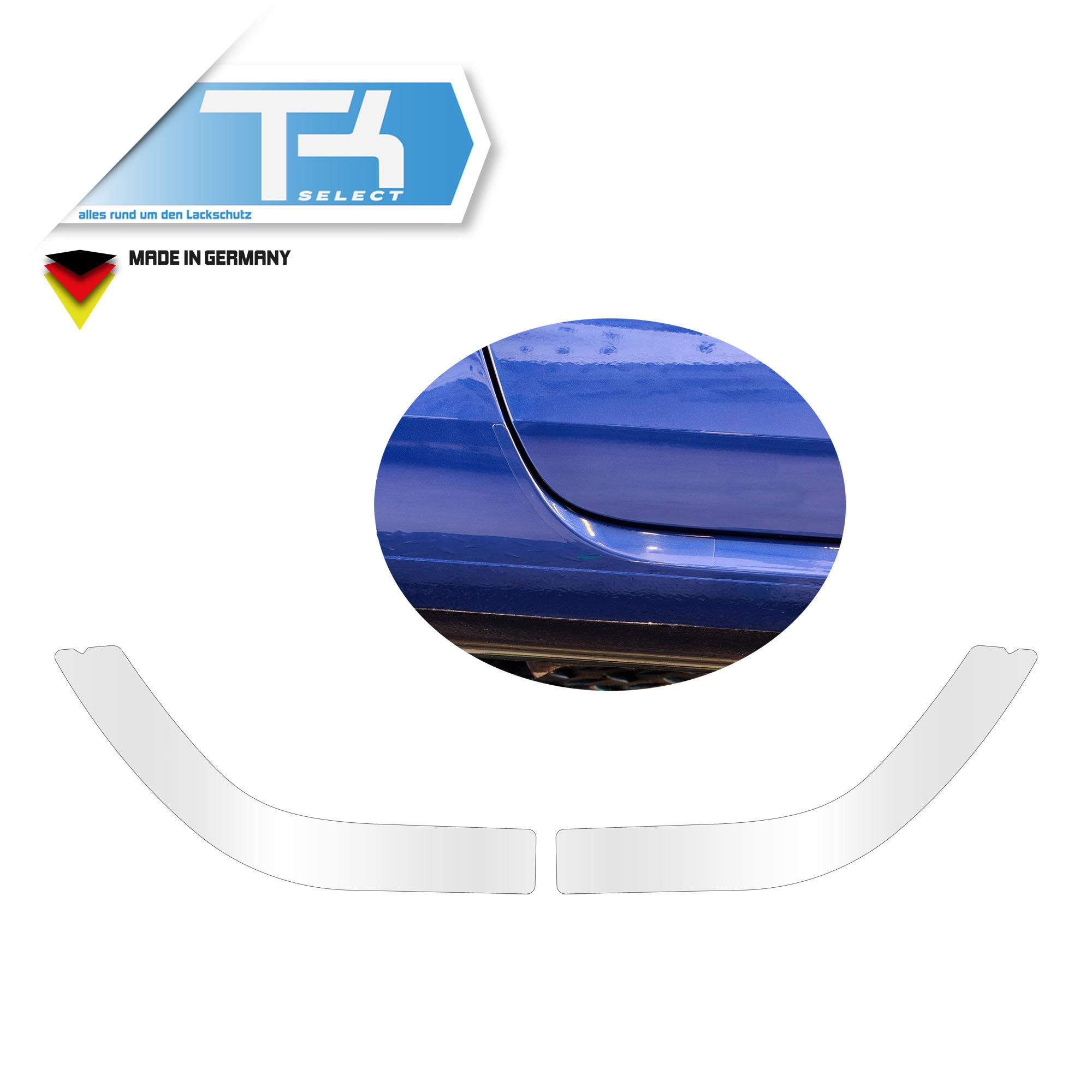 Lackschutzfolie für VW Golf 7 (3 Türer) Steinschlagschutz Schutzfolie R+L