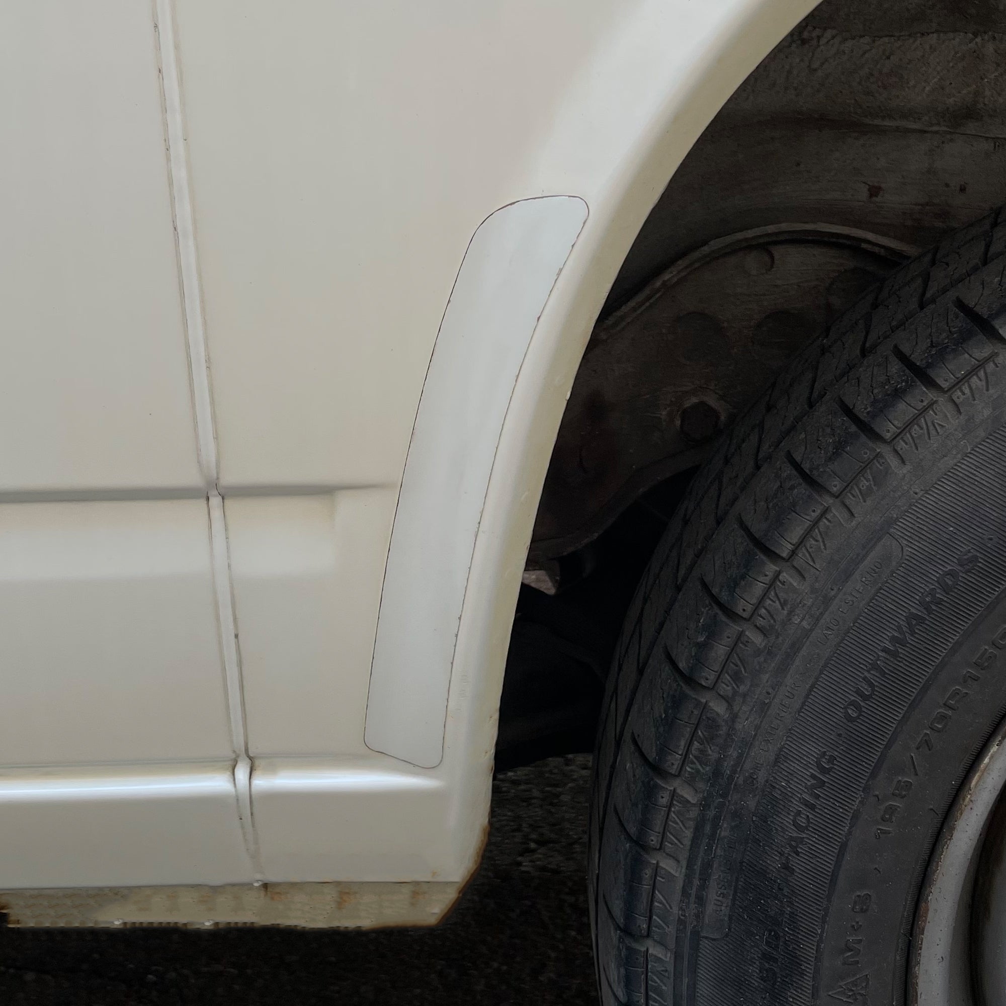 Lackschutzfolie für VW T4 (Kurz) Steinschlagschutz Schutzfolie Folie Transparent