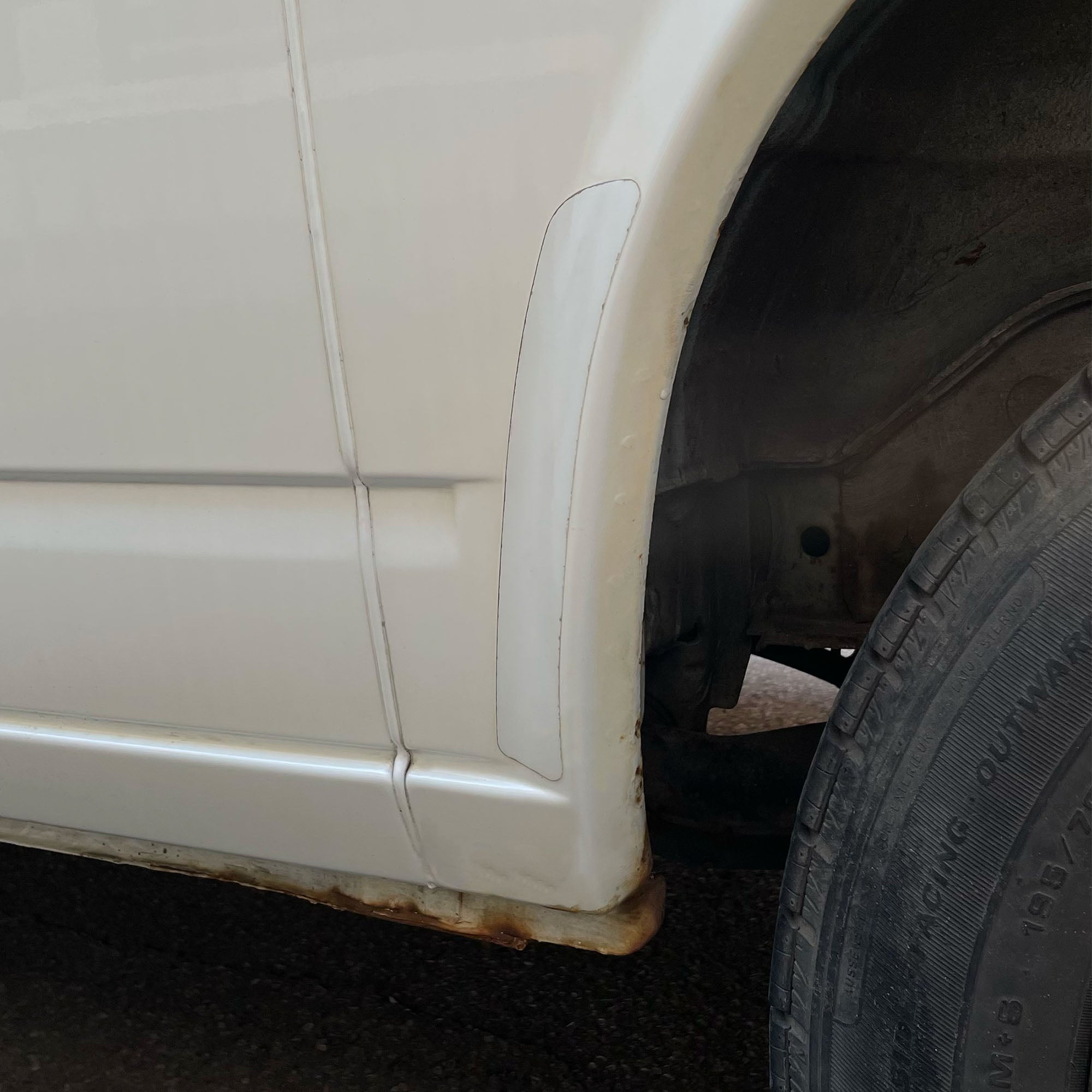 Lackschutzfolie für VW T4 (Kurz) Steinschlagschutz Schutzfolie Folie Transparent