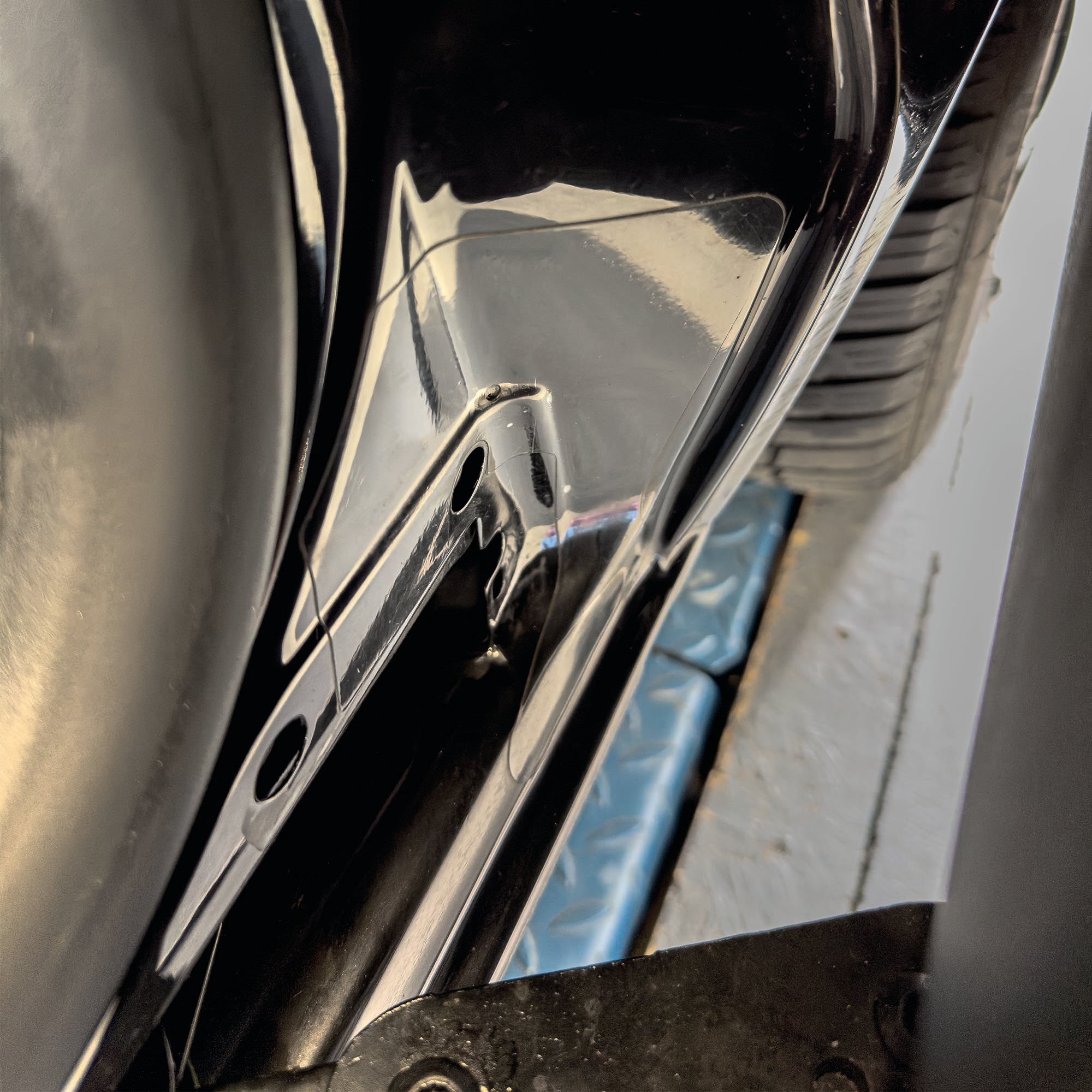 Lackschutzfolie für VW T5/T6 Schiebetür Holm C-Säule Schutzfolie Folie Links