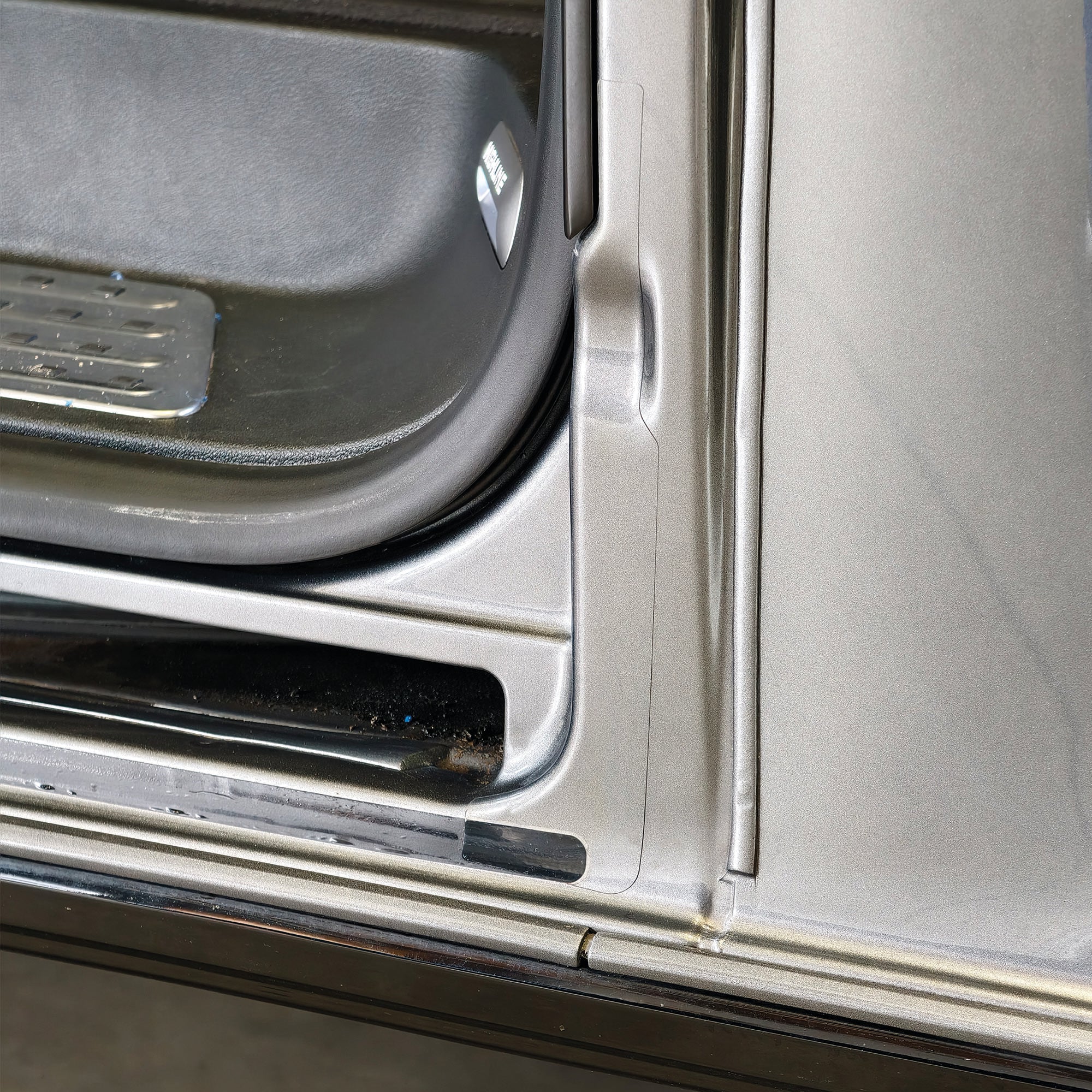 Lackschutzfolie für VW T5/T6 Schiebetür Holm B-Säule Schutzfolie Transparent R