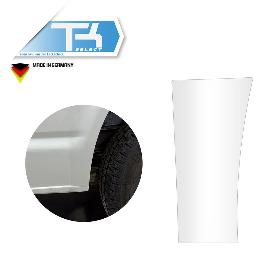 Lackschutzfolie für VW T5 T6 Steinschlagschutz Transparent Links Langversion