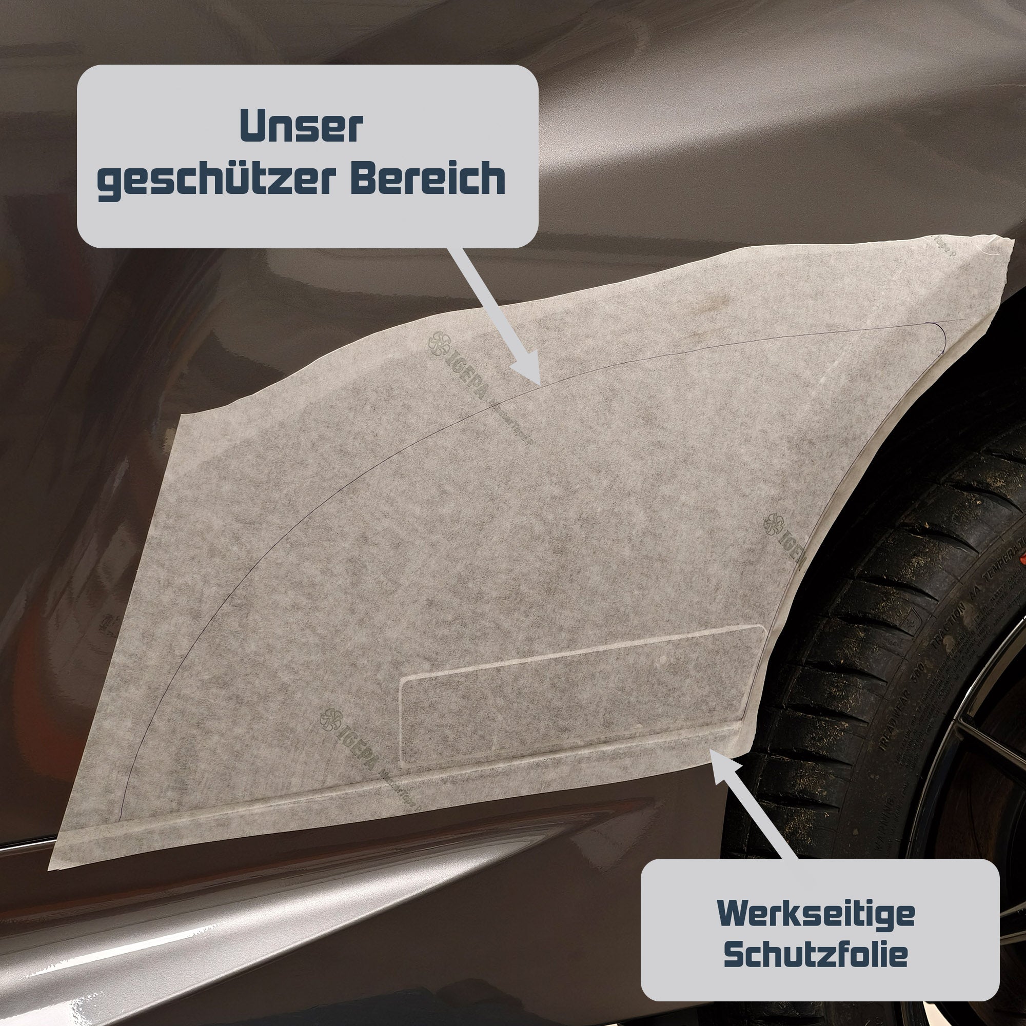 Lackschutzfolie für Toyota Yaris GR XP21 3 Türer Steinschlagschutz Schutzfolie